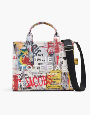 Bolso tote mediano de lona Pop Americana